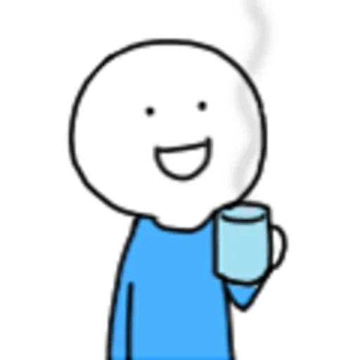 WeChat - Little Blue & His Friends Telegram sticker pack