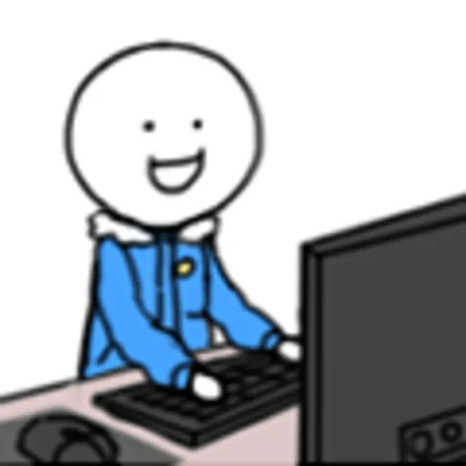 WeChat - Little Blue & His Friends sticker 5