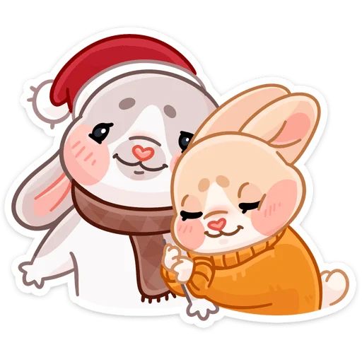 Зимние Обнизайки Анастасия Волк Telegram sticker pack
