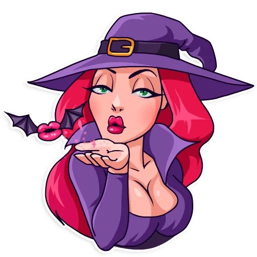 Morgana the Witch sticker 2