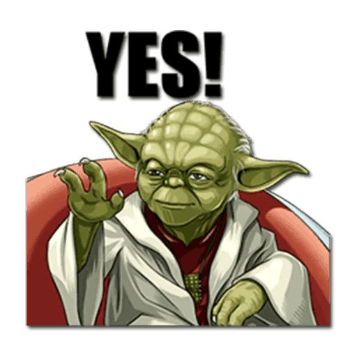 Yoda sticker 2