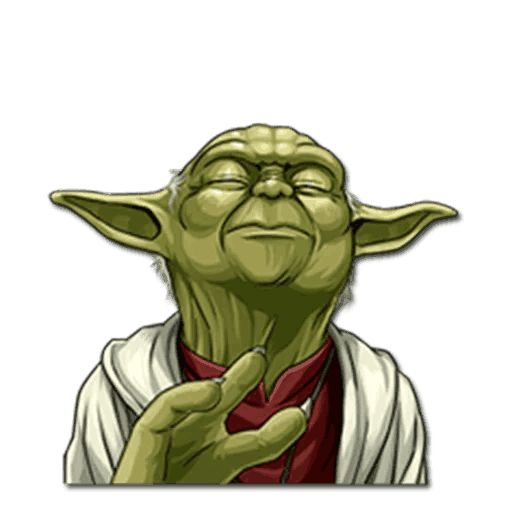 Yoda sticker 12