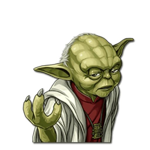 Yoda sticker 15