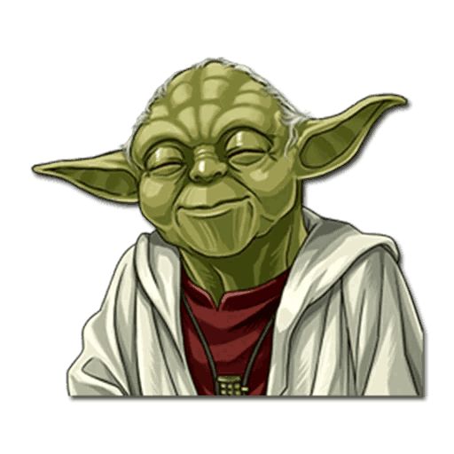 Yoda sticker 16