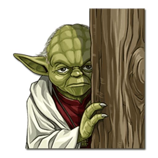 Yoda sticker 24
