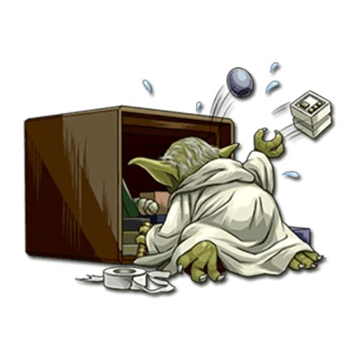 Yoda sticker 26