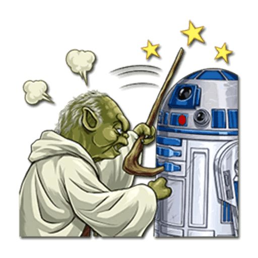 Yoda sticker 27