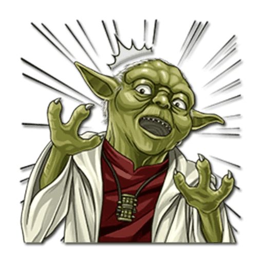 Yoda sticker 30