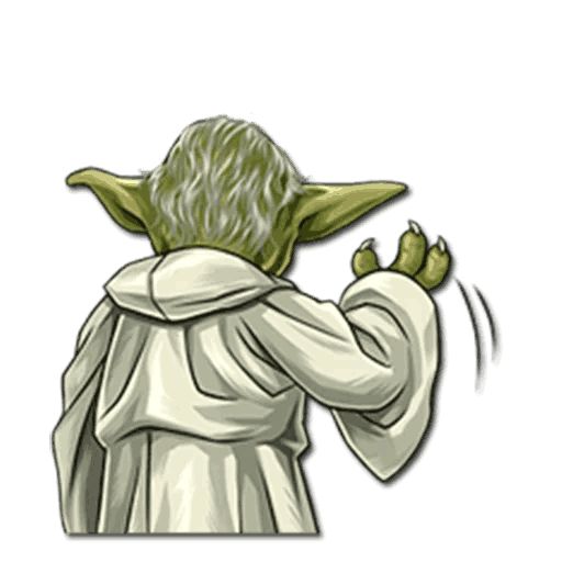 Yoda sticker 40