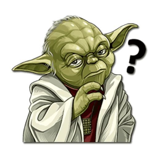 Yoda sticker 10
