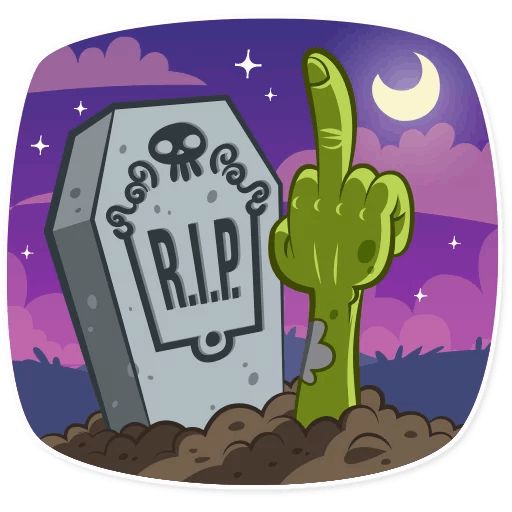 Z For Zombie sticker 12