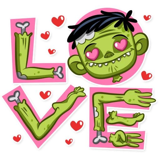 Z For Zombie sticker 15