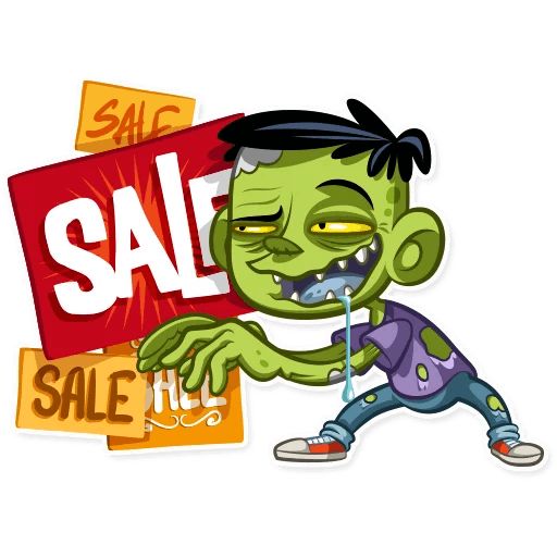 Z For Zombie sticker 25